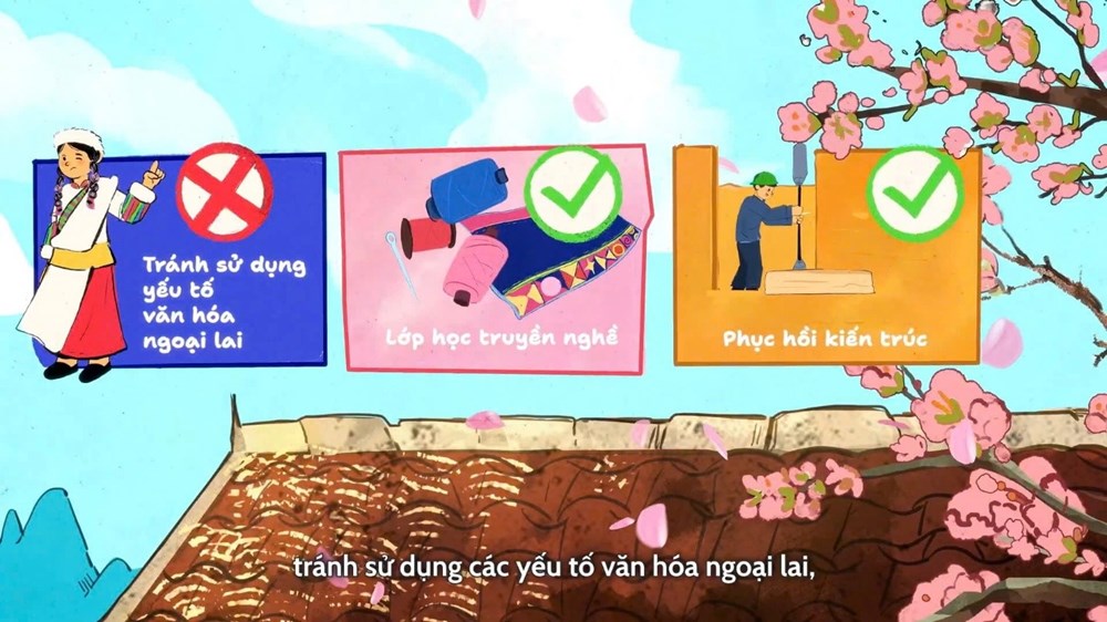 Đưa 9 nhóm tiêu chí du lịch cộng đồng vào đời sống qua phim hoạt hình - ảnh 4
