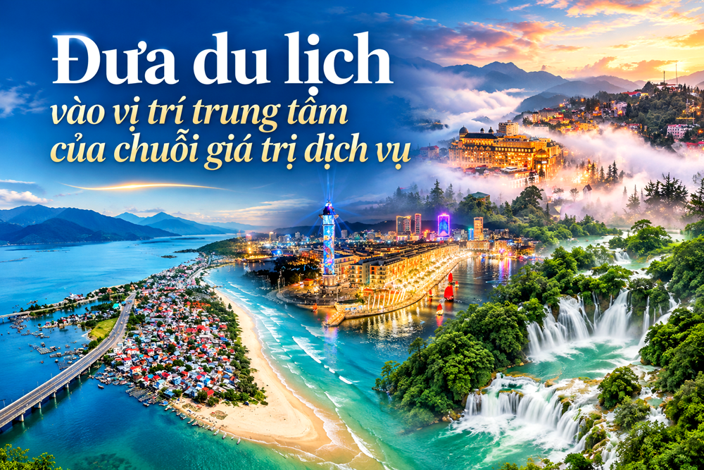 Đưa du lịch vào vị trí trung tâm của chuỗi giá trị dịch vụ - ảnh 1