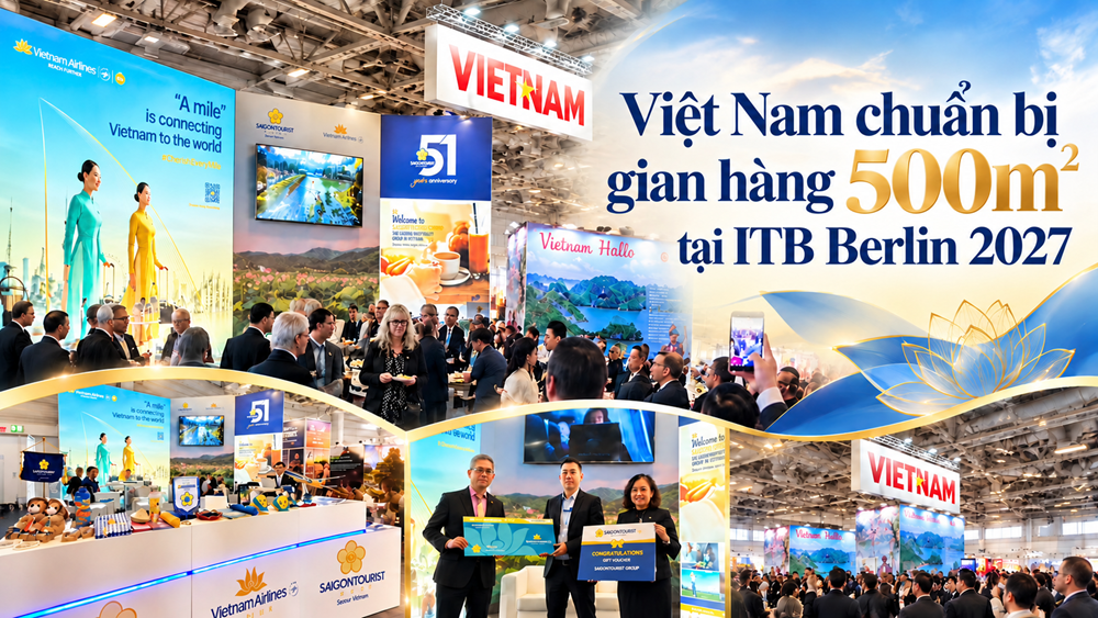Việt Nam chuẩn bị gian hàng 500m² tại ITB Berlin 2027 - ảnh 1