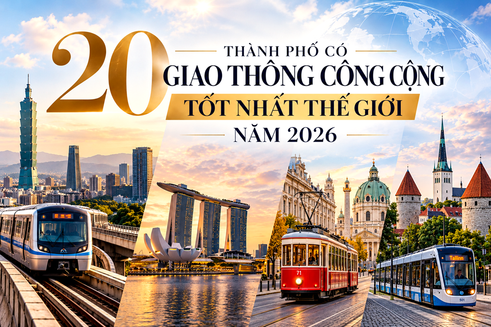 20 thành phố có giao thông công cộng tốt nhất thế giới năm 2026 - ảnh 3