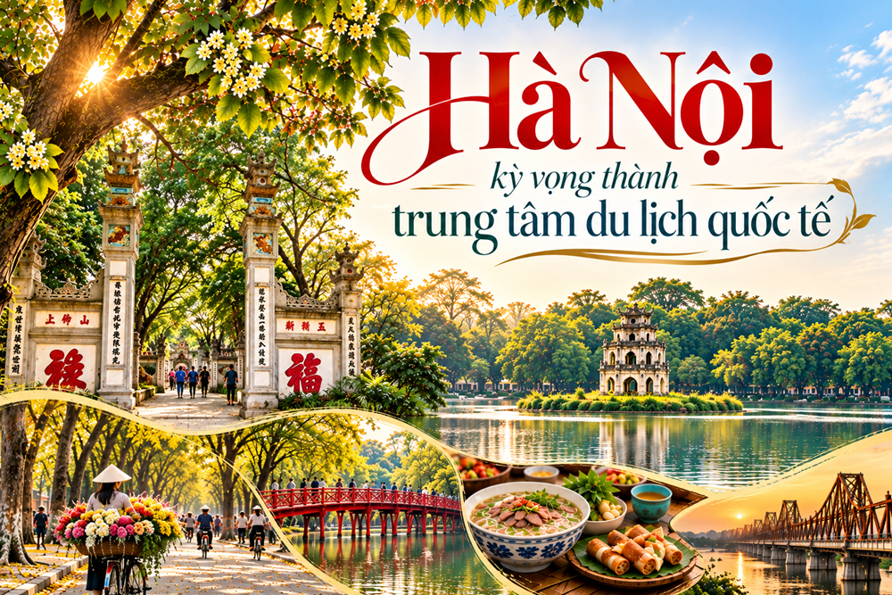Hà Nội kỳ vọng thành trung tâm du lịch quốc tế - ảnh 1