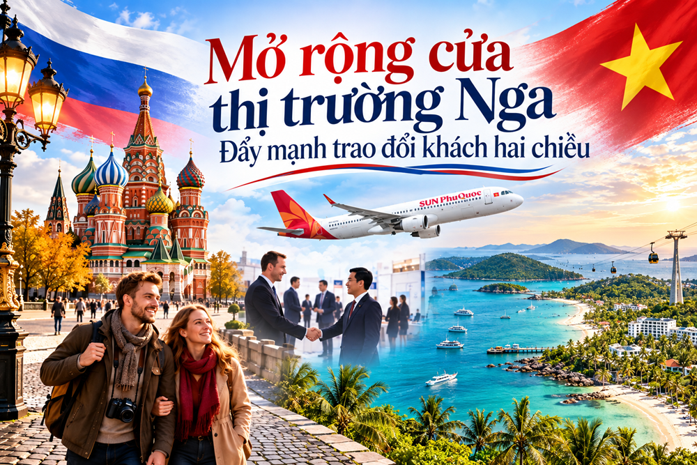 Mở rộng cửa thị trường Nga, đẩy mạnh trao đổi khách hai chiều - ảnh 1