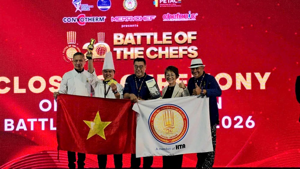 Battle of the Chefs 2026: Đội tuyển đầu bếp Việt Nam vô địch toàn đoàn - ảnh 2