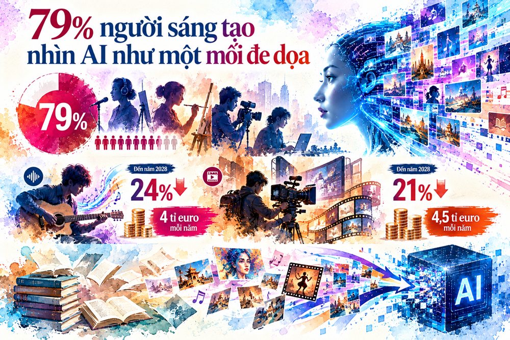 Bài 1: AI tạo ra nhiều hơn, nhưng ai giữ lại giá trị của sáng tạo? - ảnh 3