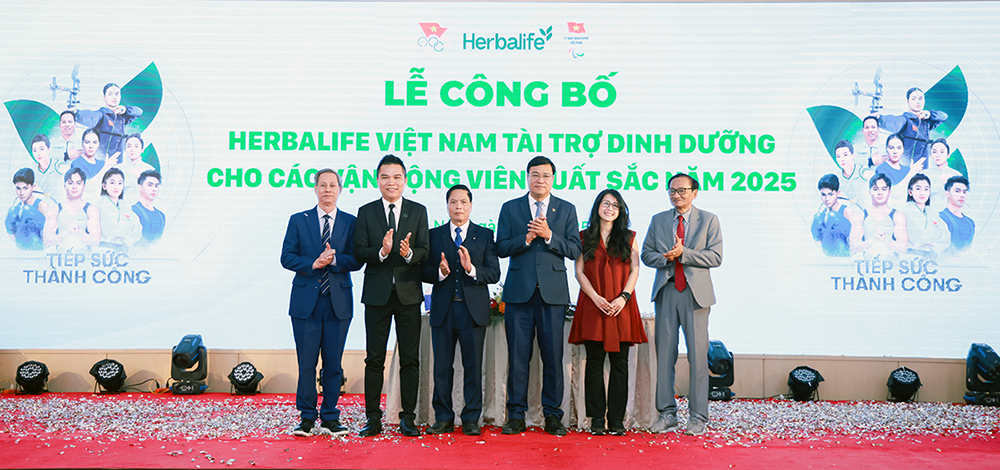 Herbalife Việt Nam tài trợ dinh dưỡng cho các vận động viên xuất sắc - ảnh 1