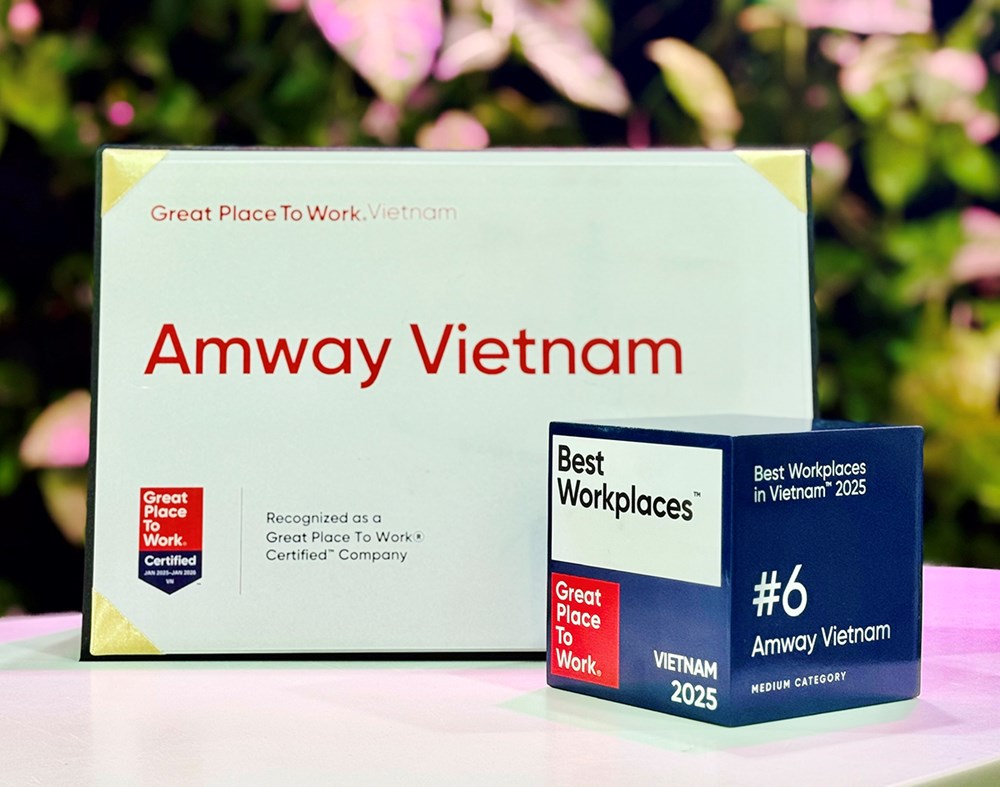 Amway đứng Top 6 “Nơi làm việc xuất sắc hàng đầu Việt Nam 2025” - ảnh 1
