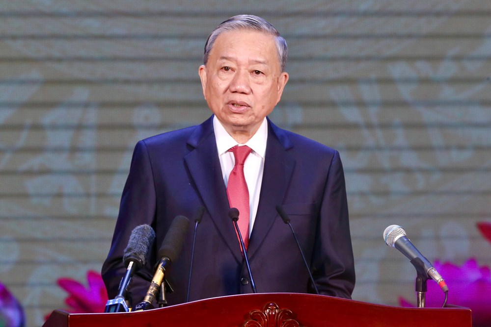 Tổng Bí thư Tô Lâm dự Lễ công bố các Nghị quyết, Quyết định của Trung ương về TP.HCM - ảnh 1