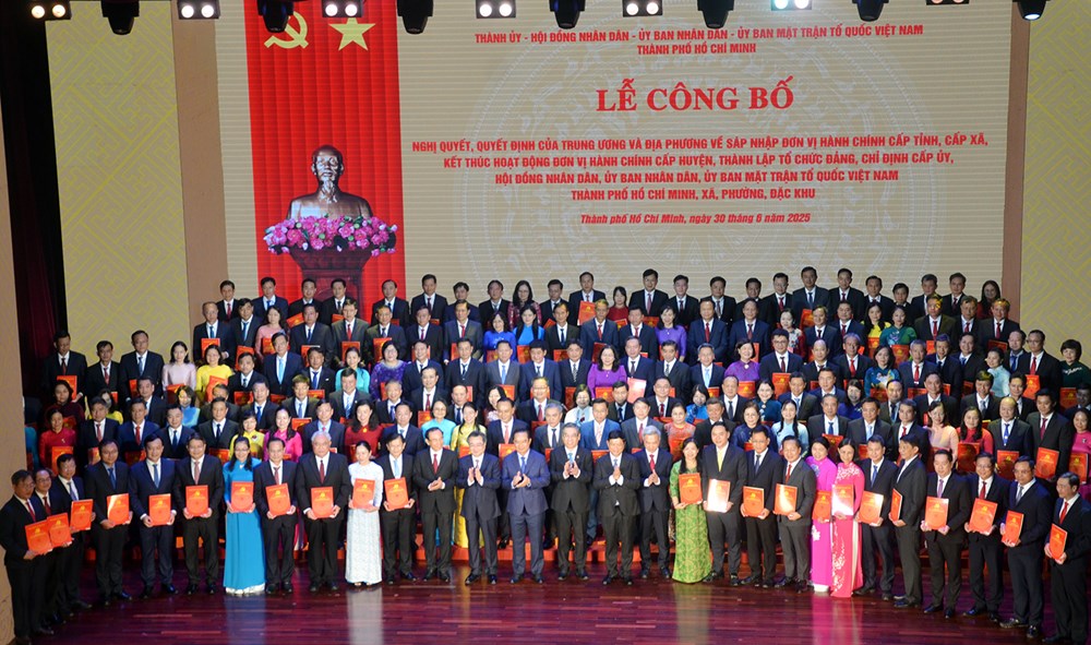 Tổng Bí thư Tô Lâm dự Lễ công bố các Nghị quyết, Quyết định của Trung ương về TP.HCM - ảnh 5