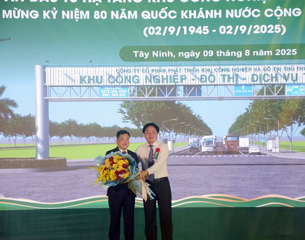 Tây Ninh khởi công khu công nghiệp đầu tiên sau khi hợp nhất tỉnh - ảnh 2