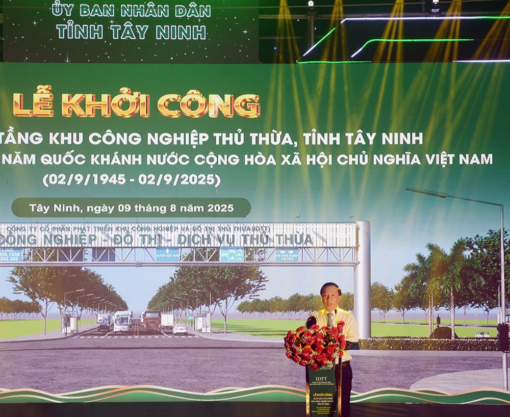 Tây Ninh khởi công khu công nghiệp đầu tiên sau khi hợp nhất tỉnh - ảnh 3