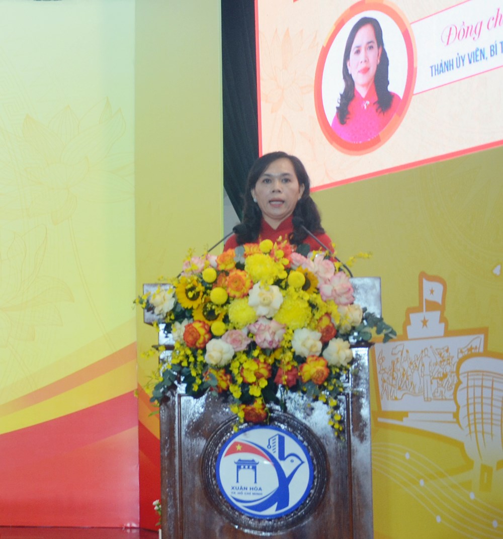 Nghĩa cử nhân văn tại Đại hội Đảng bộ phường Xuân Hòa - ảnh 1
