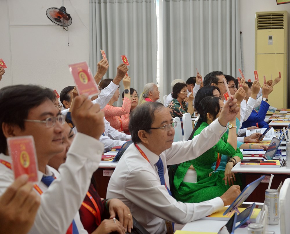 Nghĩa cử nhân văn tại Đại hội Đảng bộ phường Xuân Hòa - ảnh 2
