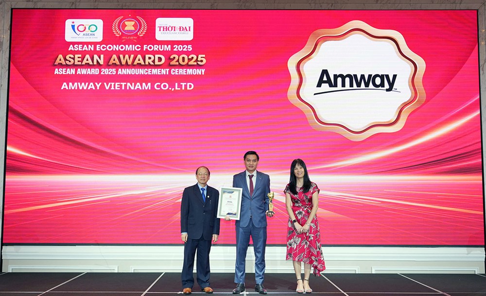 Amway Việt Nam vào Top 5 doanh nghiệp tiêu biểu ASEAN - ảnh 1