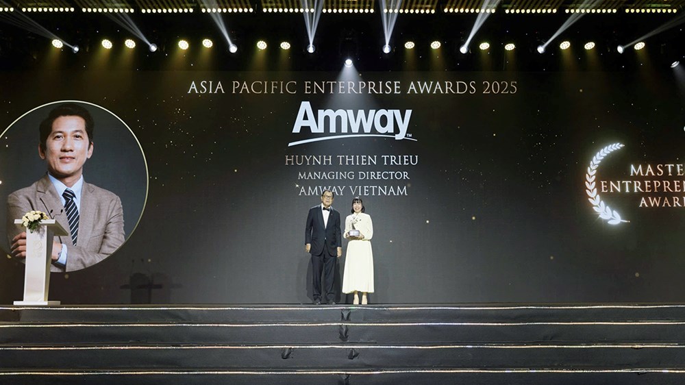 Tổng Giám đốc Amway Việt Nam nhận Giải thưởng Doanh nhân xuất sắc Châu Á 2025 - ảnh 1