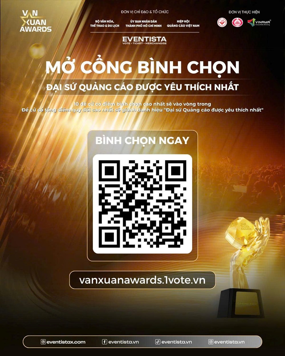 Bắt đầu bình chọn “Đại sứ” quảng cáo được yêu thích nhất của năm - ảnh 1