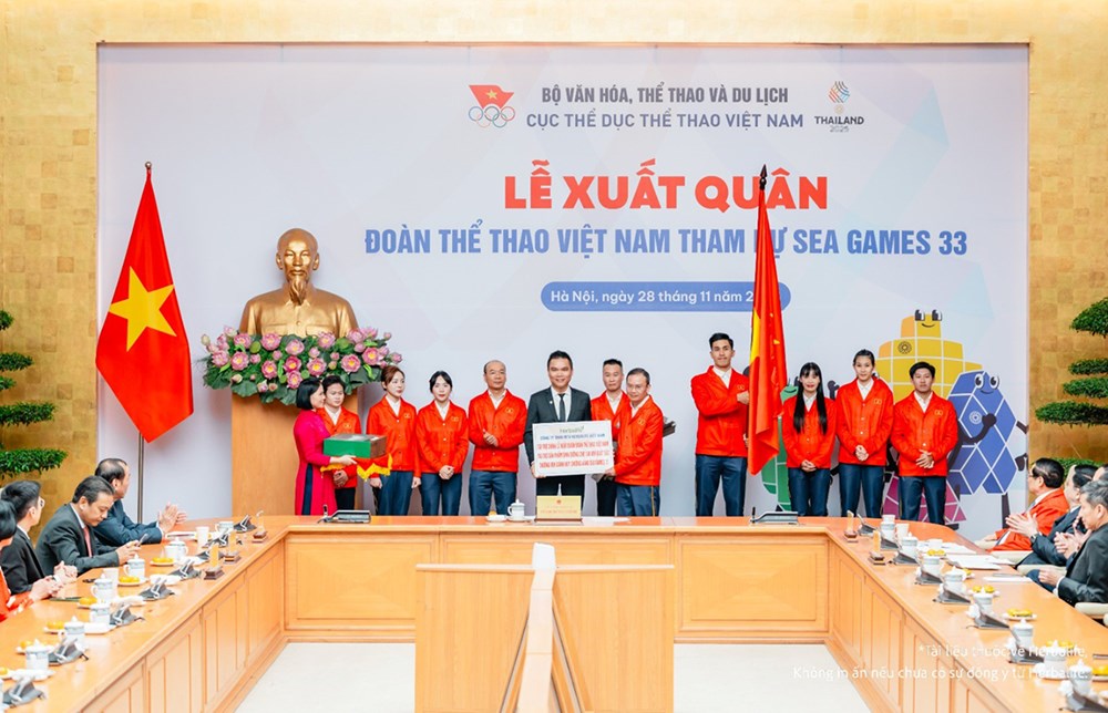 Herbalife Việt Nam đồng hành cùng Lễ xuất quân của Đoàn thể thao Việt Nam tham dự SEA Games 33 - ảnh 2
