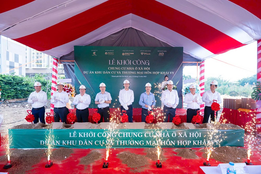 TP HCM khởi công dự án nhà ở xã hội tại phường Phú Thuận  - ảnh 1