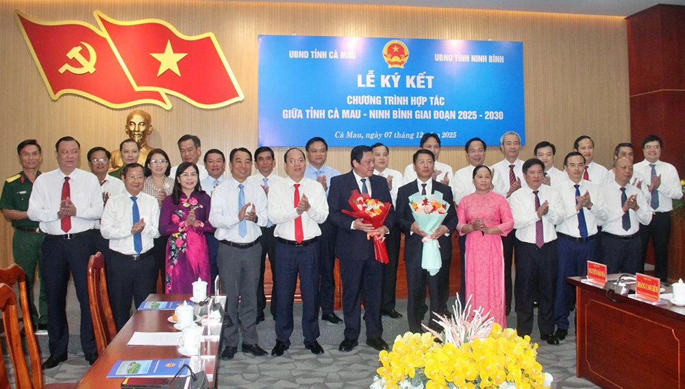 Cà Mau và Ninh Bình tăng cường hợp tác trên nhiều lĩnh vực - ảnh 2