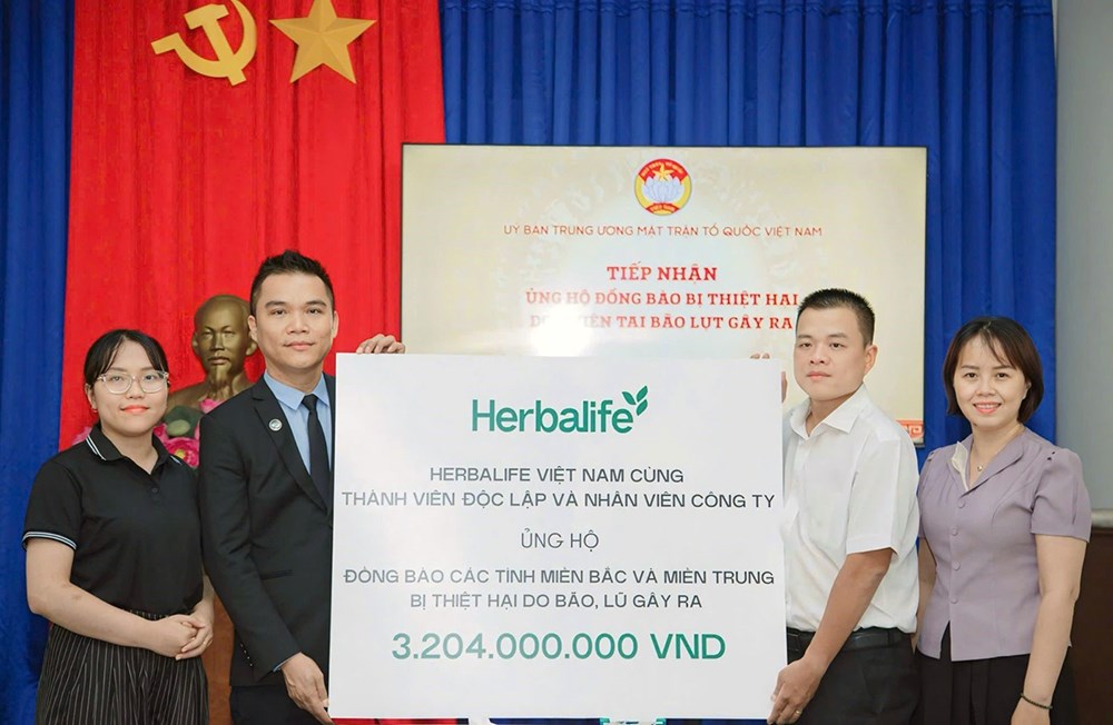 Herbalife Việt Nam tiếp tục ủng hộ đồng bào vùng bị lũ lụt - ảnh 3