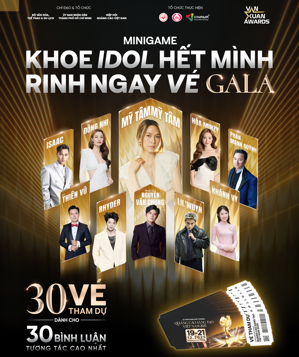 Mỹ Tâm cùng loạt sao Việt khuấy động concert Giải thưởng Quảng cáo sáng tạo Việt Nam - ảnh 3