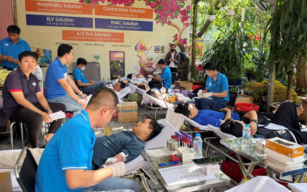 TP.HCM: Chương trình hiến máu tình nguyện “Văn hóa sẻ chia – Giá trị bền vững” - ảnh 2