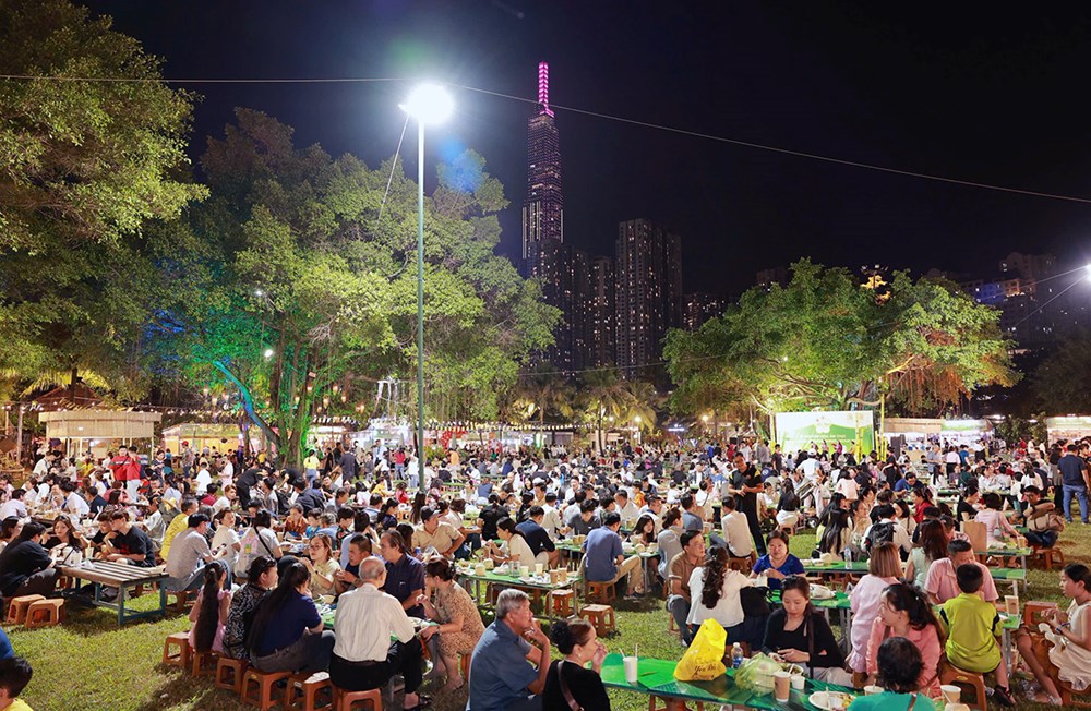 Lễ hội văn hóa ẩm thực lớn nhất Việt Nam chính thức khai hội - ảnh 1