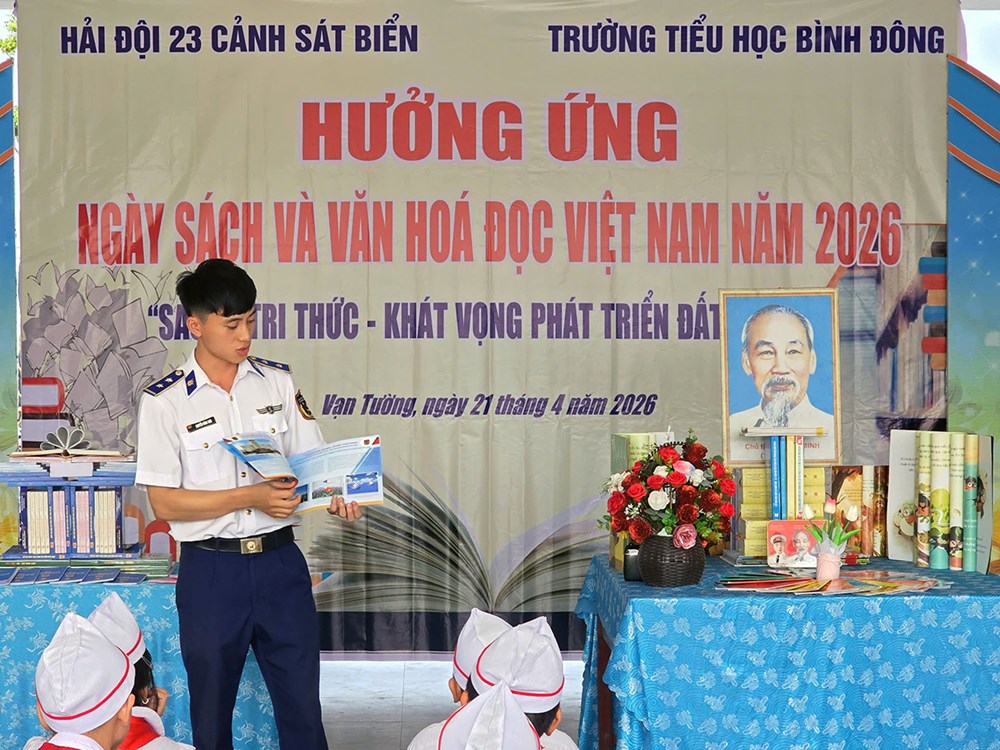 Lực lượng Cảnh sát biển lan tỏa văn hóa đọc đến cộng đồng - ảnh 7