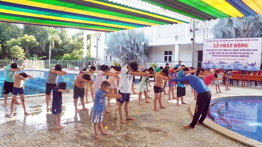 Tây Ninh tăng cường giáo dục kỹ năng phòng, chống đuối nước cho học sinh  - ảnh 4