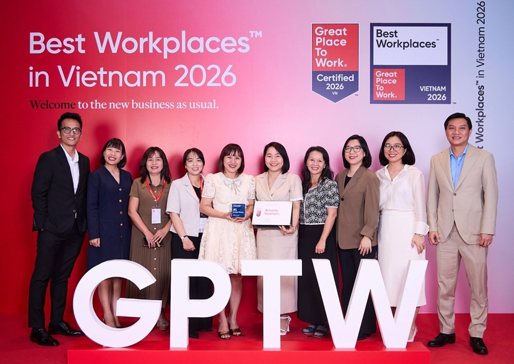 Amway Việt Nam hai năm liên tiếp đứng Top Nơi làm việc xuất sắc hàng đầu Việt Nam - ảnh 1