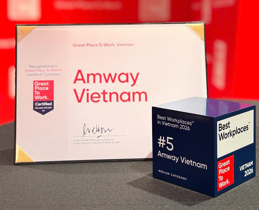 Amway Việt Nam hai năm liên tiếp đứng Top Nơi làm việc xuất sắc hàng đầu Việt Nam - ảnh 3