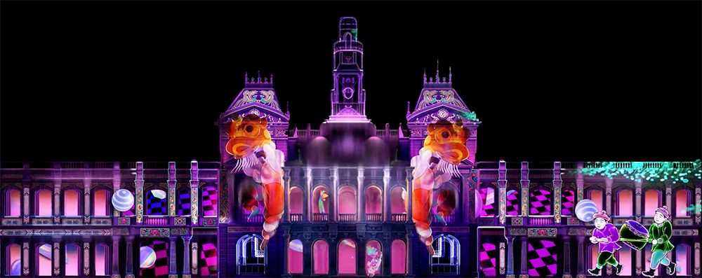 VINAMA mang nghệ thuật 3D Mapping thắp sáng công trình biểu tượng của TP.HCM - ảnh 8