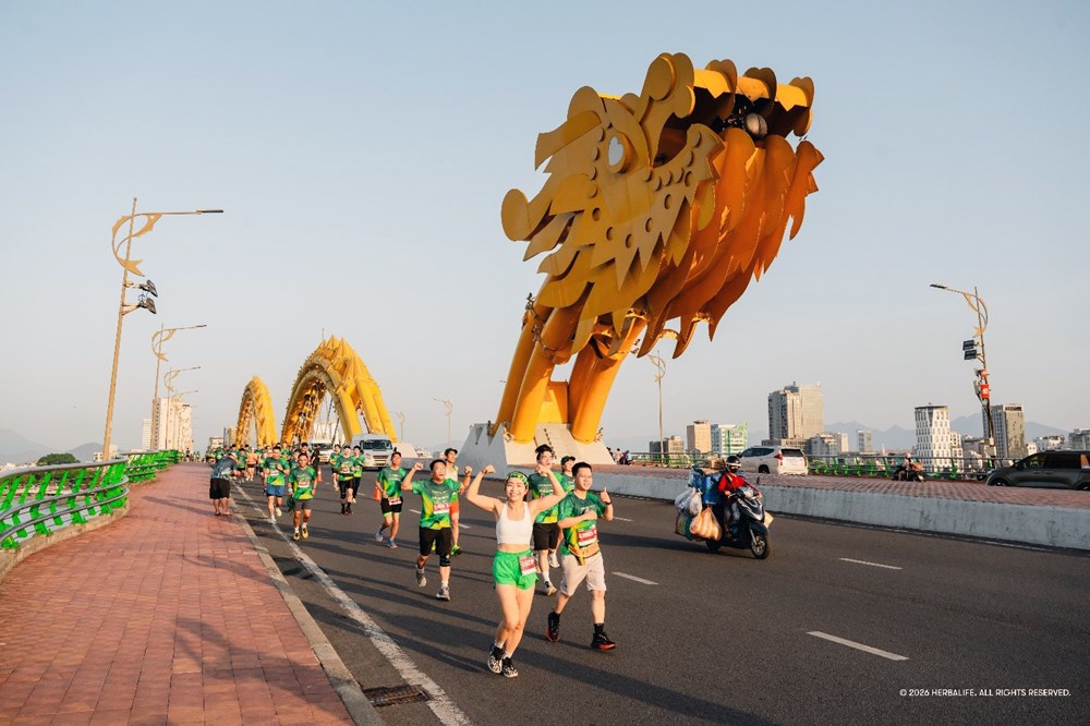 Herbalife lan tỏa lối sống năng động tại Marathon Quốc tế Đà Nẵng 2026 - ảnh 1