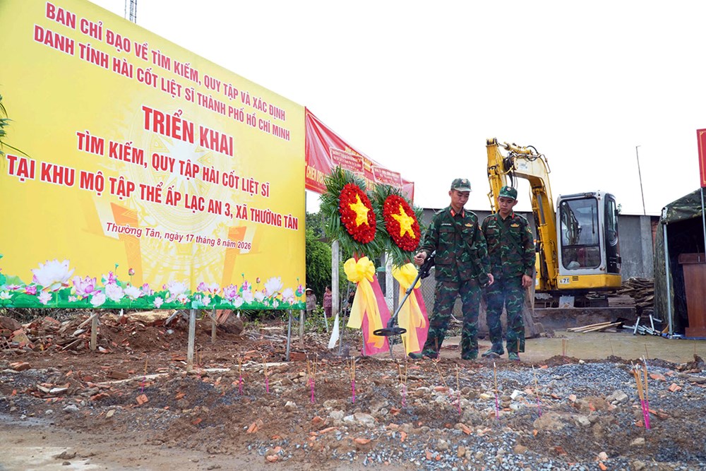 TP.HCM triển khai tìm kiếm, quy tập hài cốt liệt sĩ tại khu mộ tập thể ở ấp Lạc An 3 - ảnh 4