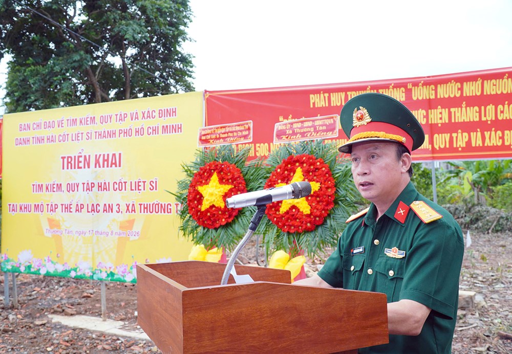 TP.HCM triển khai tìm kiếm, quy tập hài cốt liệt sĩ tại khu mộ tập thể ở ấp Lạc An 3 - ảnh 3