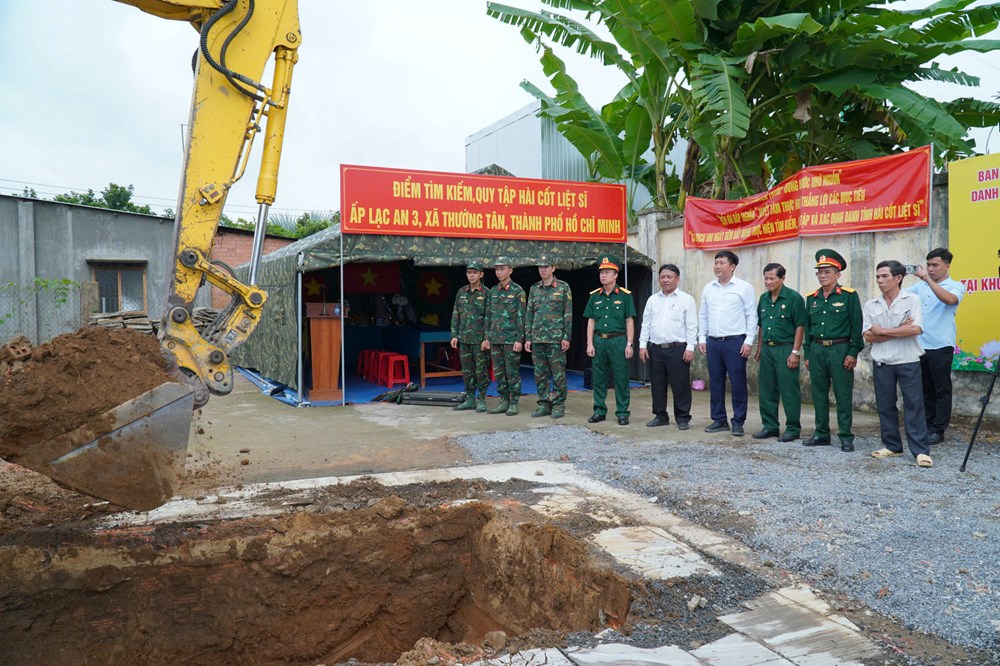 TP.HCM đã quy tập được 358 bộ hài cốt liệt sĩ tại Công viên Lê Thị Riêng - ảnh 4