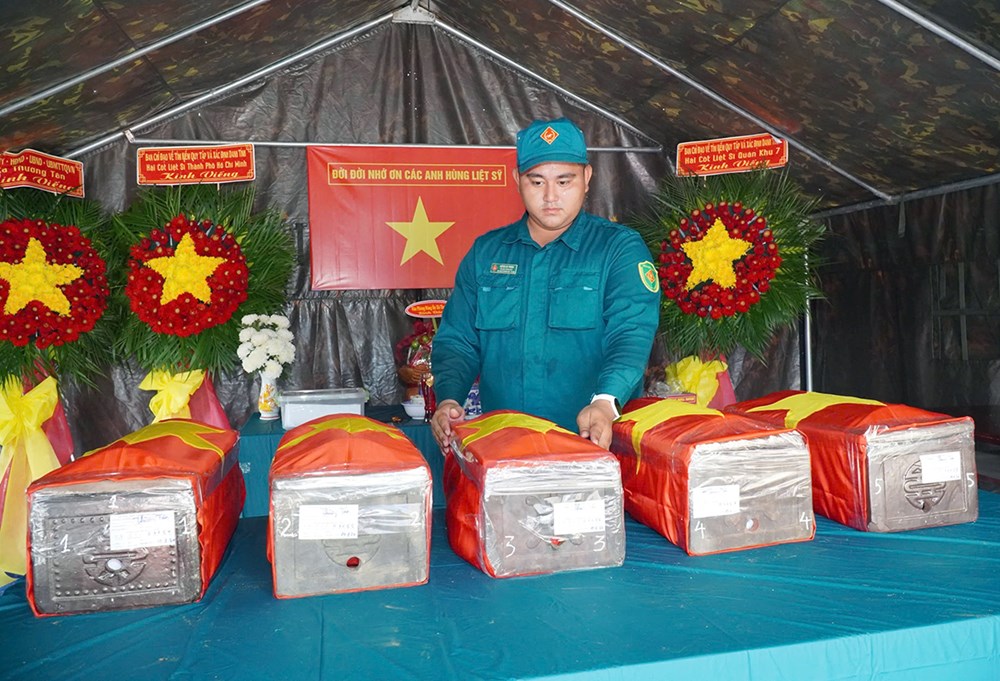 TP.HCM hoàn thành tìm kiếm, quy tập hài cốt liệt sĩ tại ấp Lạc An 3 - ảnh 1