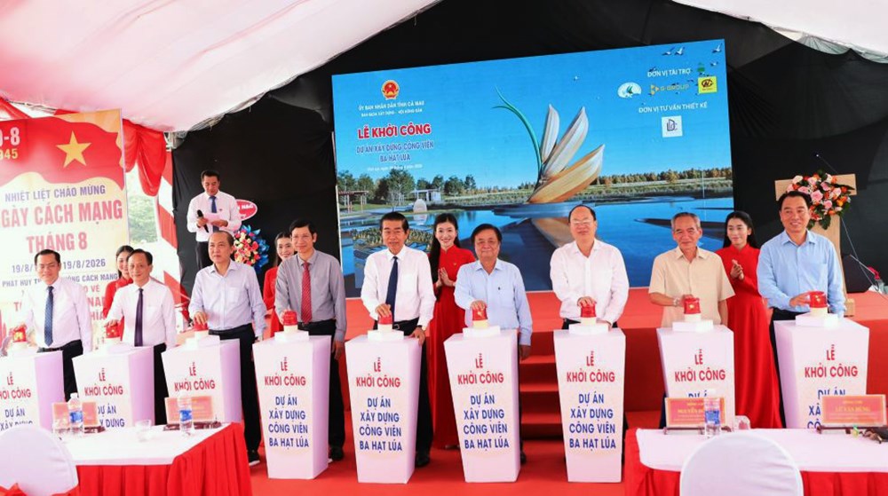 Cà Mau xây dựng Công viên Ba hạt lúa với kinh phí hơn 21 tỉ đồng - ảnh 1