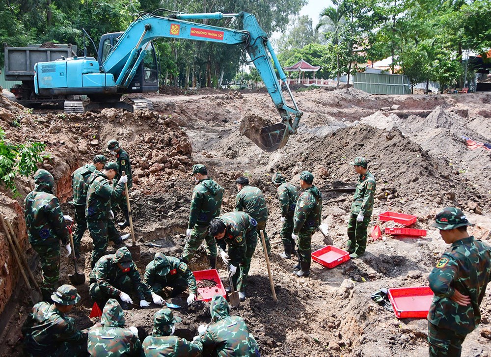 TP.HCM quy tập được 564 bộ hài cốt liệt sĩ tại Công viên Lê Thị Riêng  - ảnh 1