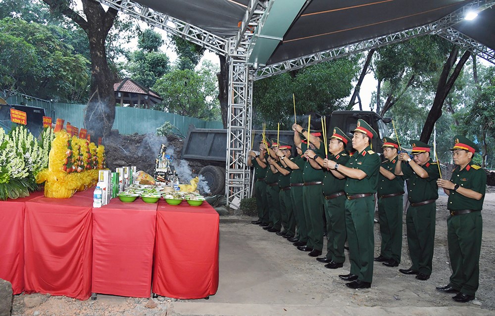 Phát hiện thêm rãnh mộ tại khu A Công viên Lê Thị Riêng, bước đầu phát hiện 4 hài cốt liệt sĩ - ảnh 1