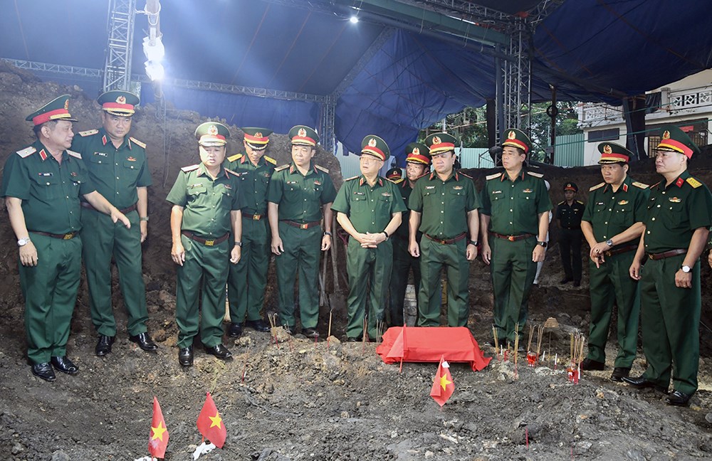 Phát hiện thêm rãnh mộ tại khu A Công viên Lê Thị Riêng, bước đầu phát hiện 4 hài cốt liệt sĩ - ảnh 2