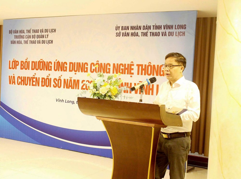 Bồi dưỡng ứng dụng Công nghệ thông tin, chuyển đổi số cho cán bộ ngành VHTTDL ở ĐBSCL - ảnh 2