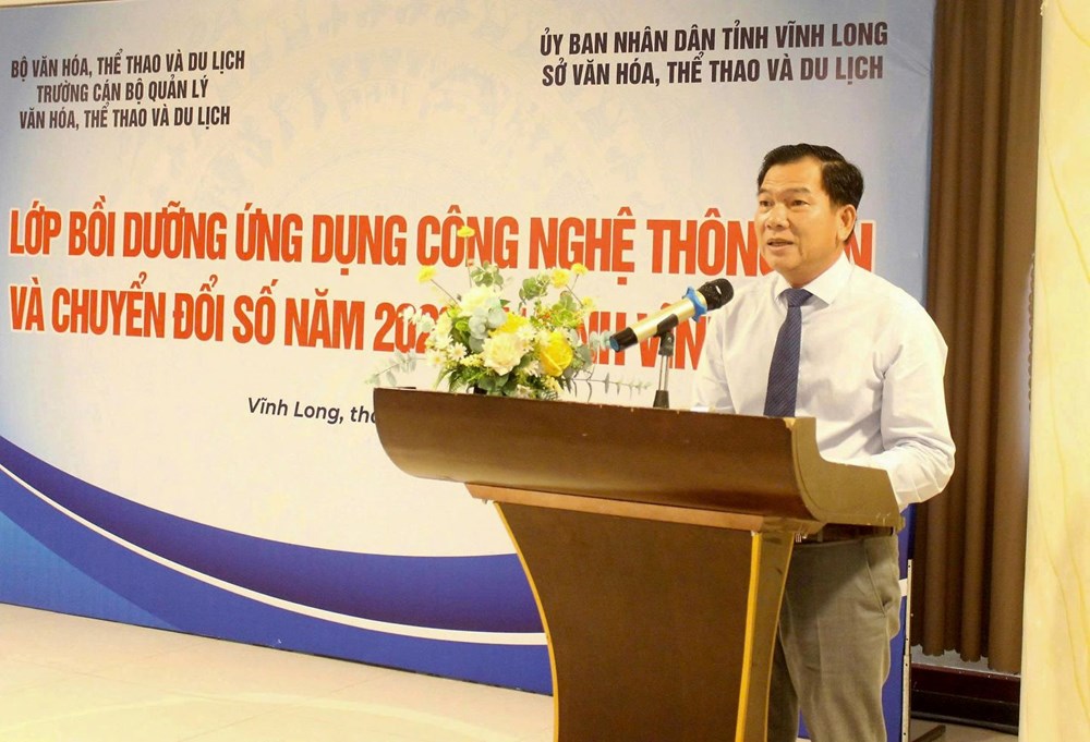 Bồi dưỡng ứng dụng Công nghệ thông tin, chuyển đổi số cho cán bộ ngành VHTTDL ở ĐBSCL - ảnh 3