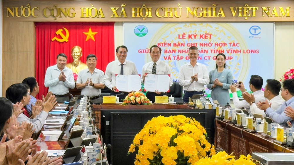 Vĩnh Long và Tập đoàn CT Group hợp tác về khoa học công nghệ và chuyển đổi số  - ảnh 1