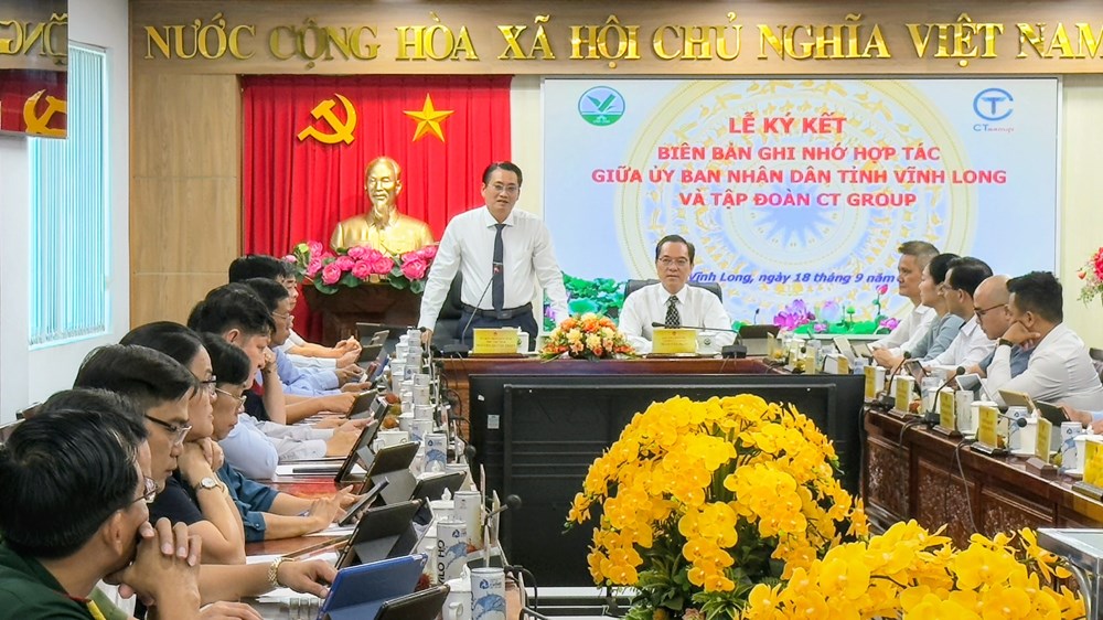 Vĩnh Long và Tập đoàn CT Group hợp tác về khoa học công nghệ và chuyển đổi số  - ảnh 2