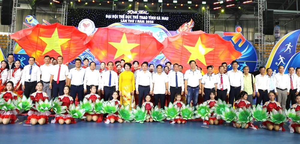 Gần 3.000 VĐV tranh tài tại Đại hội Thể dục thể thao Cà Mau lần thứ I năm 2026 - ảnh 4