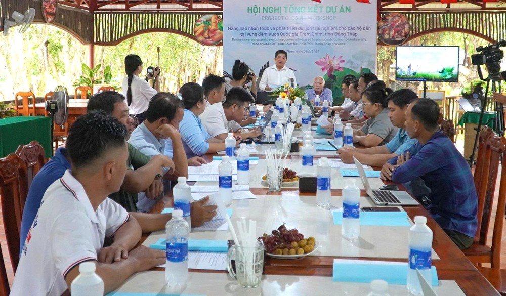 Nhân rộng mô hình du lịch trải nghiệm gắn với bảo tồn thủy sản ở Đồng Tháp - ảnh 1