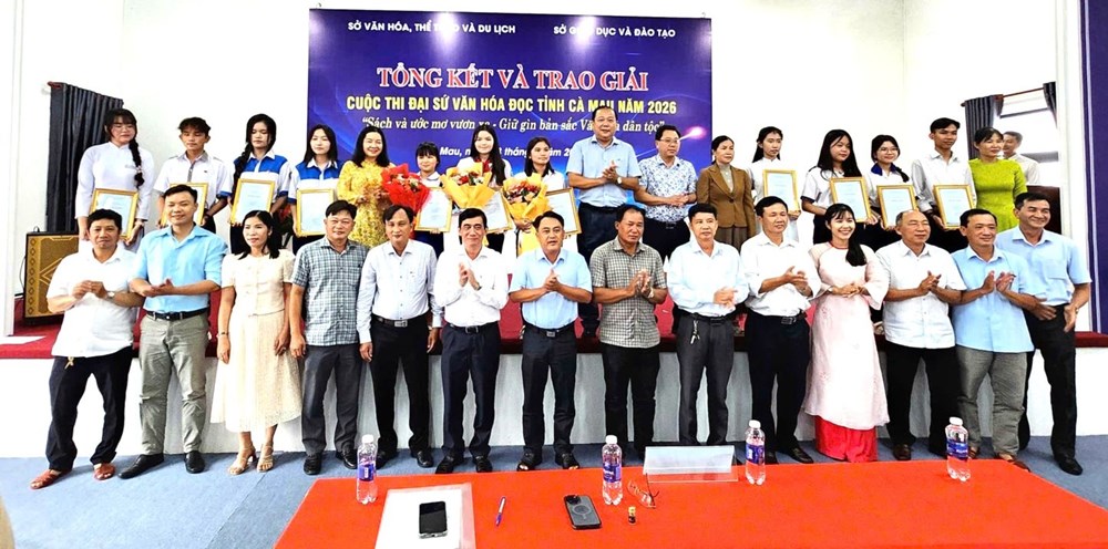 81 học sinh Cà Mau đạt giải cuộc thi “Đại sứ Văn hóa đọc năm 2026“ - ảnh 1