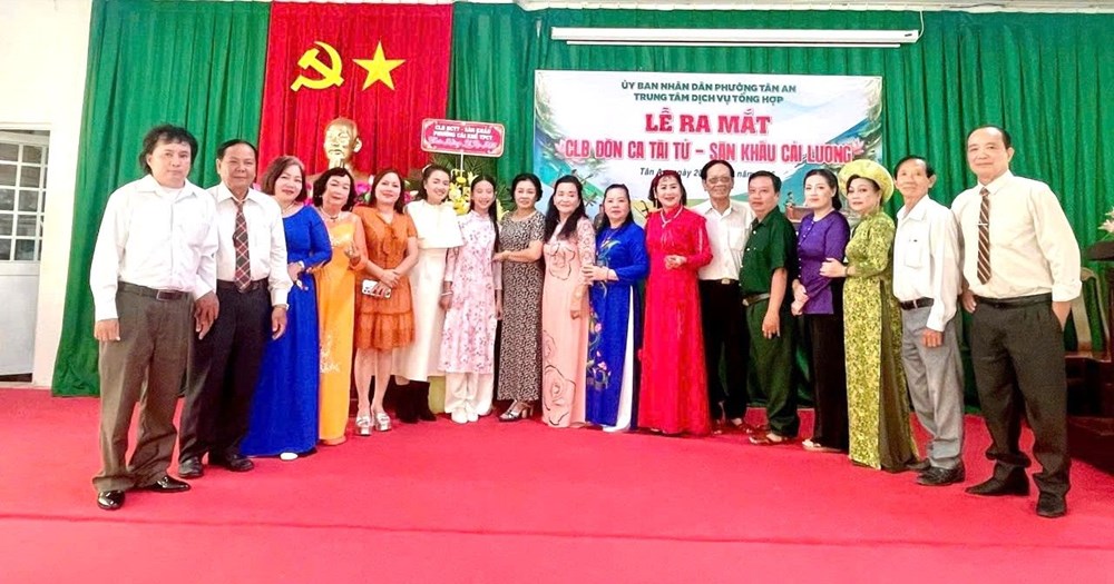 Cần Thơ: Thành lập CLB Đờn ca tài tử - Sân khấu cải lương phường Tân An - ảnh 1