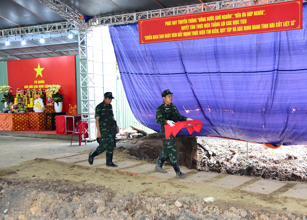 TP.HCM: Đã quy tập được 666 bộ hài cốt liệt sĩ tại Công viên Lê Thị Riêng - ảnh 2