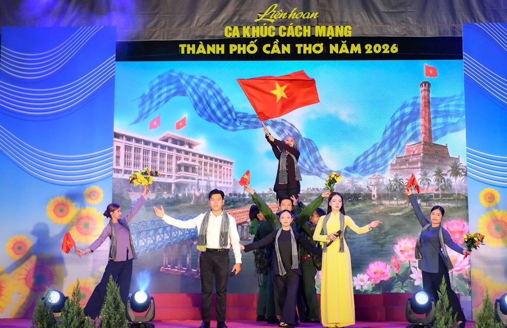 Cần Thơ: 49 tập thể, cá nhân xuất sắc được trao thưởng tại Liên hoan Ca khúc cách mạng - ảnh 1
